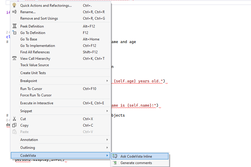 Inline Chat